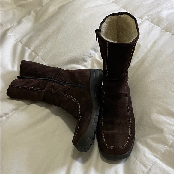 Rieker Shoes - Rieker | Tex | Brown | Wrap Strap/Buckle | Mid Calf | Winter | Boots | Size 37